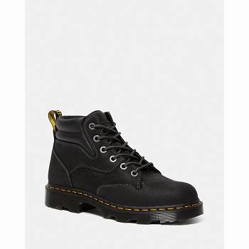 Dr Martens Férfi Kelham Overlord Bőr Munkavédelmi Bakancs Fekete